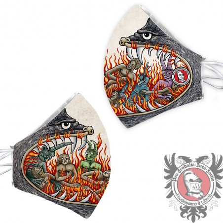 AntiDisease Washable Mask - Inferno
