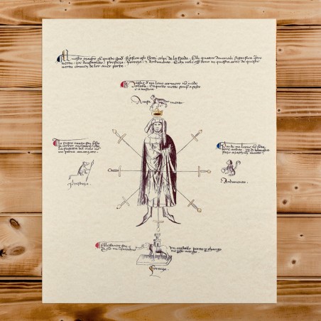 copy of Medico della peste con poemetto satirico in distici ottosillabici rimati risalente al XVII secolo